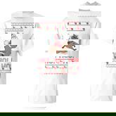 Ho Ho Ho Santa Riding Capybara Ugly Christmas Sweater T-Shirt