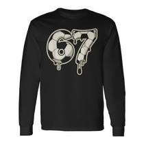Six Seven Soccer Drip Long Sleeve T-Shirt - Monsterry