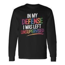 Slogan In My Defense - Camiseta Sin Supervisión, Diseño Con