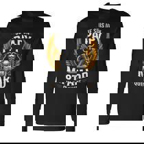 T-Shirt À Manches Longues Pour Hommes Balls & Beard Biker Motorcycle