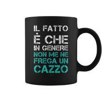 Sottobicchiere Divertente Fenicottero Con Scritta 'Non Me Ne Frega Un C***' Rosa 9x9 Cm - 2