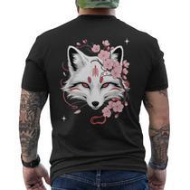 Japanese Kitsune Cute Spirit Nine Tailed Fox Aesthetic Men's T