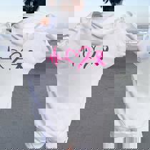 Sweat à Capuche De Sensibilisation Au Cancer Du Sein Sweat-shirt Ruban