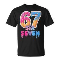 Six Seven Meme Mason 67 Ice Cream Drip Men's T-shirt Back Print - DE
