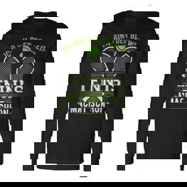 Ich Bin Der Beweis Tennis Machtchön Lustiges Tennis Langarmshirts - Seseable