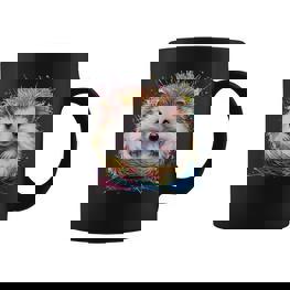 Igel Herren Damen Bunt Aquarell Igel Tassen - Seseable