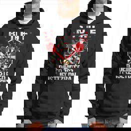 Ruhe Der Meister Ist Jetzt Dran Dart Player Dart Game Dart Kapuzenpullover - Seseable