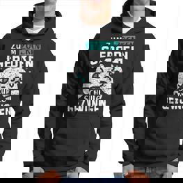 Zum Zocken Geboren Zurchule Gezwungen Zocker Gaming Kapuzenpullover - Seseable