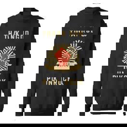 Thank God For Punk Rock Motiv Geschenk Für Punk Rocker Sweatshirt - Seseable