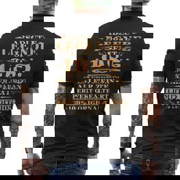 40 Geburtstag Absolute Legende Jahrgang 1985 T-Shirt mit Rückendruck - Seseable