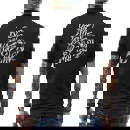 Keep Calm & Go Fishing Lustiges Zitat Für Fischer T-Shirt mit Rückendruck - Seseable