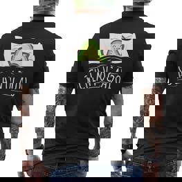 Schlavocadochlafende Avocadochlaf Pyjama T-Shirt mit Rückendruck - Seseable