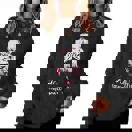 Damen Handball Mama Mami Elternport Ball Handball Mama Sweatshirt Frauen - Seseable