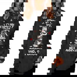 Panda Ich Mag Halt Pandas Pandabär Mädchen Damen Kinder Sweatshirt Frauen - Seseable