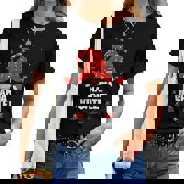 Weihnachten Mama Wichtel Gnom Weihnachtswichtel T-shirt Frauen - Seseable