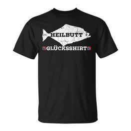 Norwegen Angeln Geschenk Heilbutt Angeln Urlaub Angeln T-Shirt - Seseable