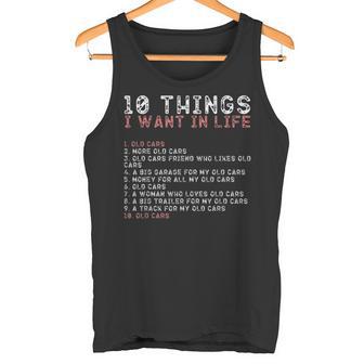 10 Cosas Que Quiero En Miida Camisas De Coches Antiguos Para Hombre Camiseta sin mangas - Regaloses