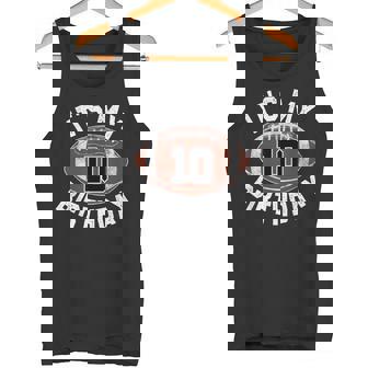 10歳の誕生日 フットボール 10歳 男の子 スポーツパーティー キッズ タンクトップ - Kawaiitshirt