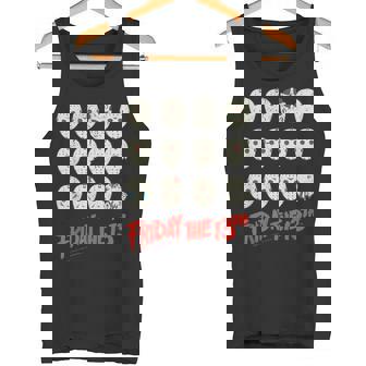 13日の金曜日 ハロウィン デザインマスク タンクトップ - Kawaiitshirt