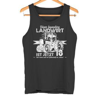 18 Geburtstag Geschenk Mann Landwirt Bauer Lustiges Tank Top - Geschenkecke