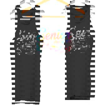 2026 Senior Choir Band Orchestra Class Of 2026 Music Notes Tank Top | Mazezy