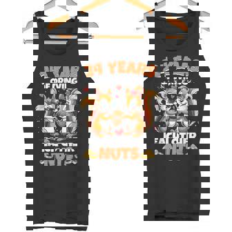 24th Wedding Anniversary 24 Years Of Driving Each Other Nuts Tank Top | Mazezy