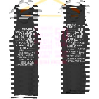 50歳の誕生日 男女 面白い 50歳 タンクトップ - Kawaiitshirt