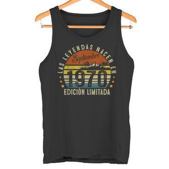 55 Años Cumpleaños Las Leyendas Nacen Eneptiembre De 1970 Camiseta sin mangas - Regaloses