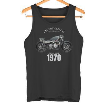 55E Anniversaire Homme Moto Motard Motard 1970 Débardeur e - Cadeauxyz