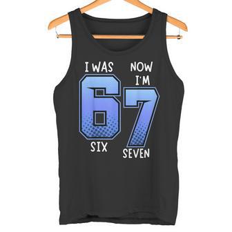 I Was 6 Now I'm 7 Birthday Für Kinder 7 Geburtstag Tank Top - Geschenkecke