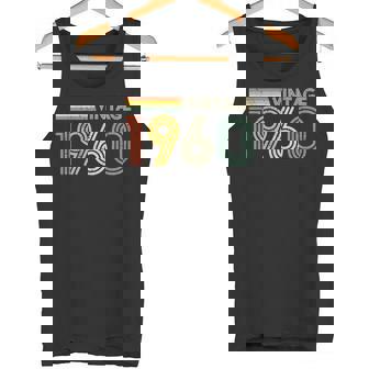 60 Geburtstag Geschenk Jahrgang 1960Intage Retro Tank Top - Seseable