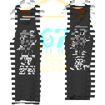 67 シックスセブン 6-7 面白いイタリアンブレインロットスラングゲームミーム 長袖tシャツ タンクトップ - Kawaiitshirt