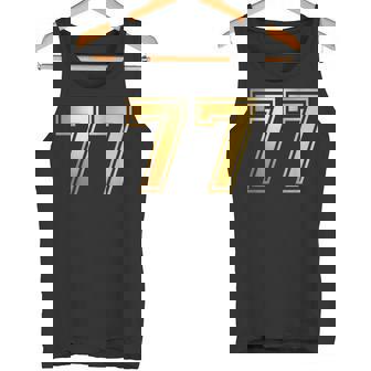 77 ナンバーセブンティセブンチーム スポーツ グラフィック 代表チームマッチング タンクトップ - Kawaiitshirt