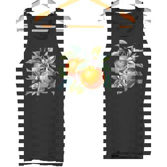 Acuarela Naranjas Y Flores Botánico Fruta Arte Camiseta sin mangas - Regaloses