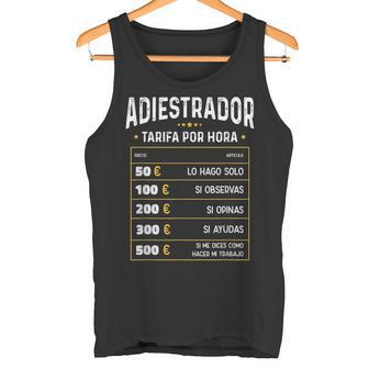 Adiestrador Tarifa Por Hora De Adiestrador Diseño Gracioso Camiseta sin mangas - Regaloses