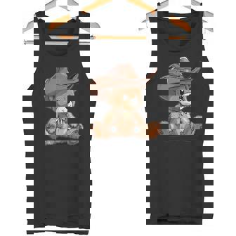 Adorable Ours En Peluche Cowboy Débardeur e - Cadeauxyz