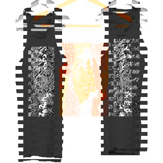 Africa アフリカ Animal Print Africa Is Calling タンクトップ - Kawaiitshirt