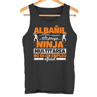 Albañil Regalo Divertido Ninja Camiseta sin mangas - Regaloses