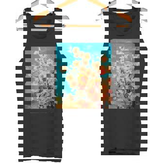 Amandier Artistique En Fleurs Dean Gogh Nuit Étoilée Débardeur e - Cadeauxyz