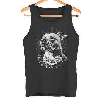 Amante Del Estilo Del Tatuaje Americantaffordshire Terrier Retro Dog Camiseta sin mangas - Regaloses
