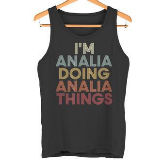 Analia Name Analia Personalized Name First Given Camiseta sin mangas - Regaloses