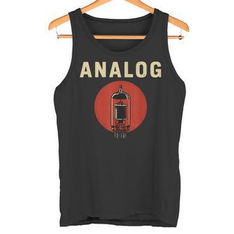 Analogeakuumröhreynth Retro Music Tech Musikliebhaber Tank Top - Geschenkecke