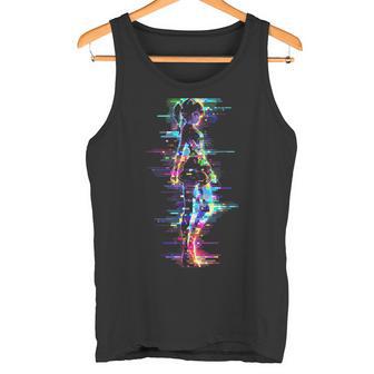 Anime-Manga-Grafik Buntes Kunstwerk Anime Tank Top - Geschenkecke