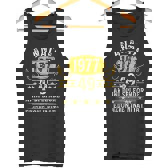 Annata 1977 Uomo Donna 49 Anni Compleanno Regalo Canotta - Novitaregali