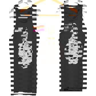 Astronauta Lesbiana En La Luna Bandera Lesbiana Camiseta sin mangas - Regaloses