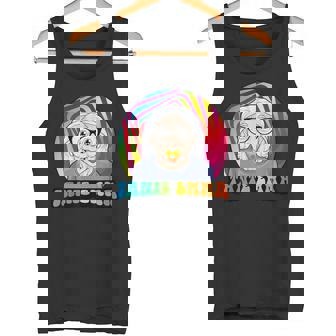 Aunt Emma Techno Hardtekk Acid Raver Breakcore Cybergrind Tank Top | Mazezy