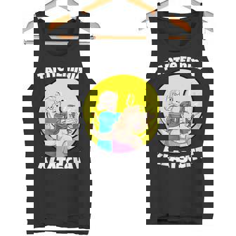 Aunt Emma Techno Hardtekk Raver Breakcore Cybergrind Tank Top | Mazezy