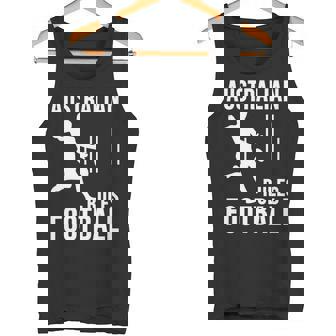 Australian Rules Football Lovers Great Idea Tank Top | Mazezy