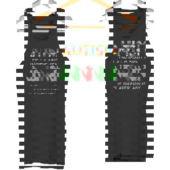 Autismus Ist Es Nicht Behinderung Andere Fähigkeit Lustige Tank Top - Seseable