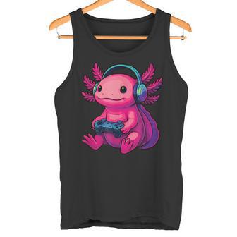 Axolotlideojuegos Divertidos Juegos Jugador Axolotl Camiseta sin mangas - Regaloses